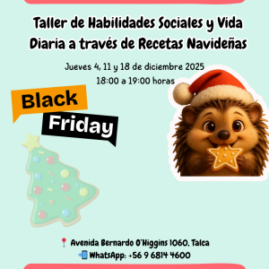 Taller de Habilidades Sociales y Vida Diaria a través de Recetas Navideñas