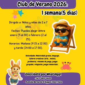 Club de Verano( 5 días)