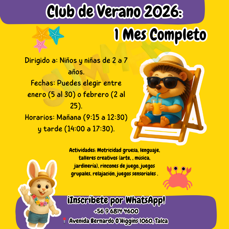 Club de Verano (1 Mes Completo)