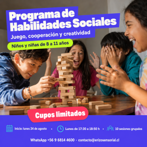 Programa de Habilidades Sociales Juego, cooperación y creatividad