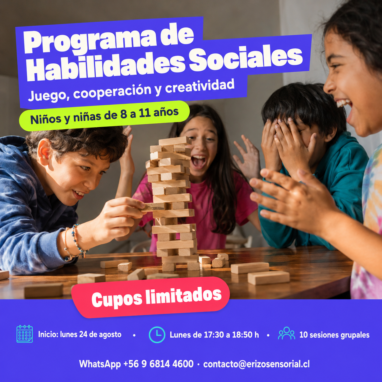 Programa de Habilidades Sociales Juego, cooperación y creatividad